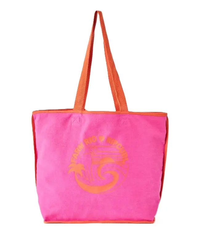 BOLSA RIP CURL FARM TROPICAL TOTE DESIRE 31L 0597-HOT PINK