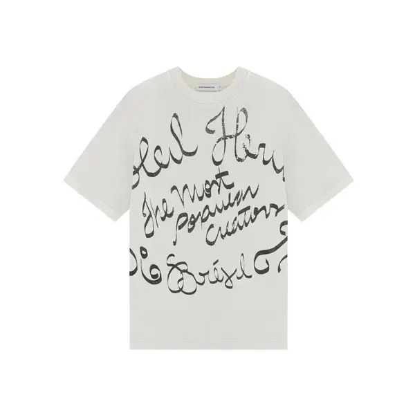 Camiseta Soleil Free Hand Tee Off White