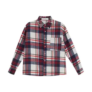 Camisa Soleil Plaid Flannel Blue