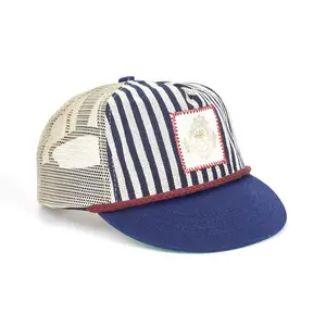 Bone Soleil Royal Stripes Crown Blue/ Off White
