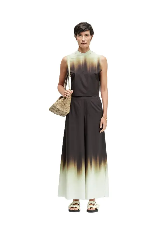 CALCA OSKLEN BLURRED BROWN SUPERLIGHT PRETO/MARROM
