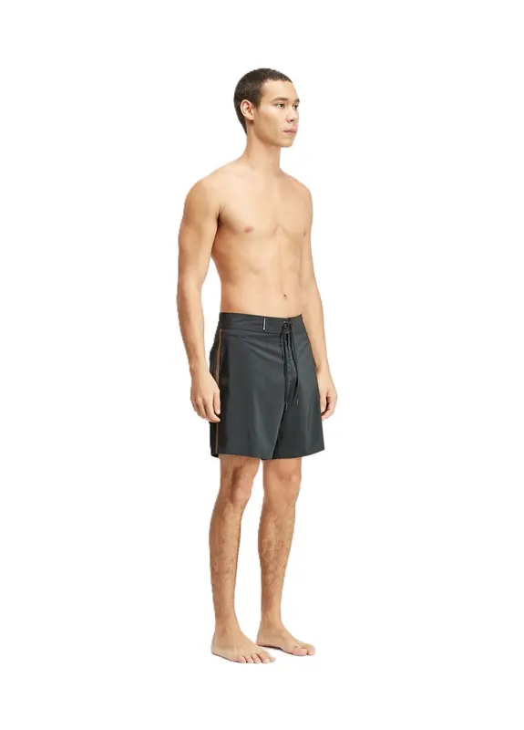 BERMUDA OSKLEN SURF AQUAONE FLEX SIDE TAPE PRETO/MARROM