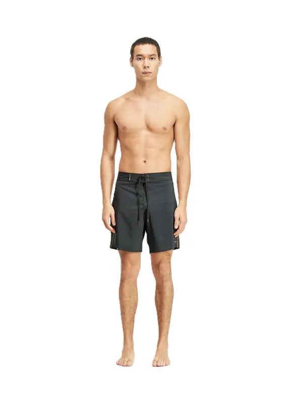 BERMUDA OSKLEN SURF AQUAONE FLEX SIDE TAPE PRETO/MARROM