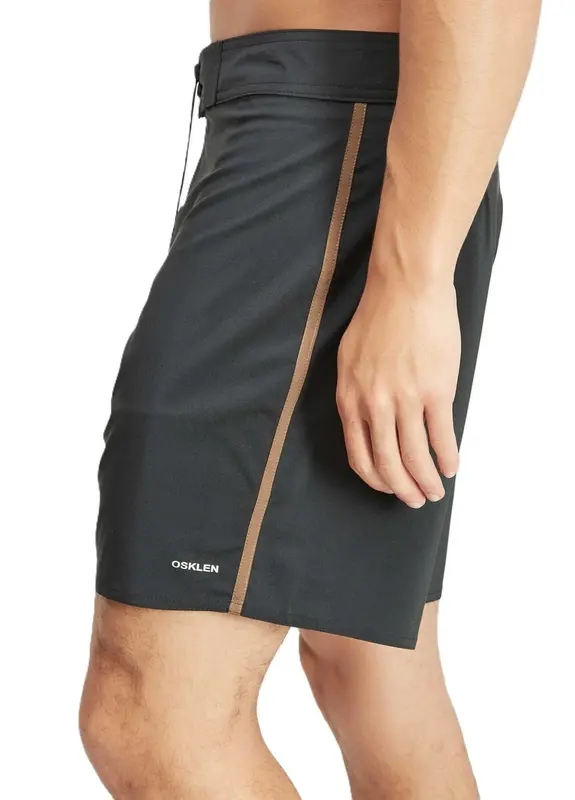 BERMUDA OSKLEN SURF AQUAONE FLEX SIDE TAPE PRETO/MARROM