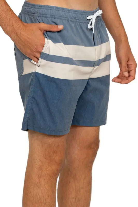 BOARDSHORT BILLABONG 2 STRIPES LAYBACK 17 AZUL