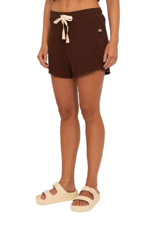 SHORTS ROXY CHILL OUT SHORTS MARROM