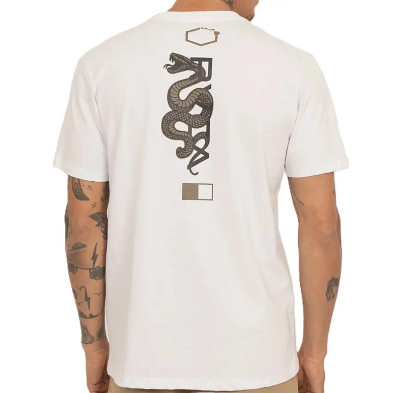 CAMISETA RVCA BRRON VENOM BRANCO