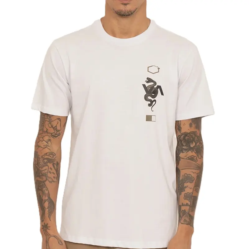 CAMISETA RVCA BRRON VENOM BRANCO
