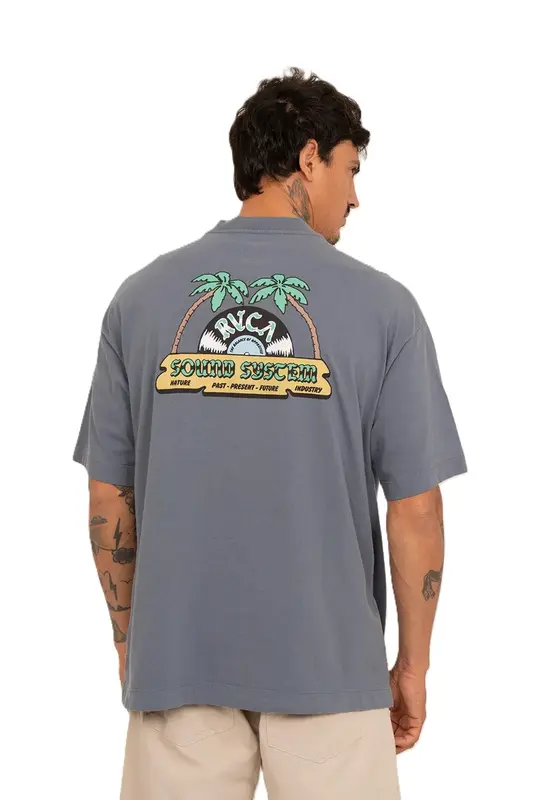 CAMISETA RVCA SOUND SYSTEM MARINHO