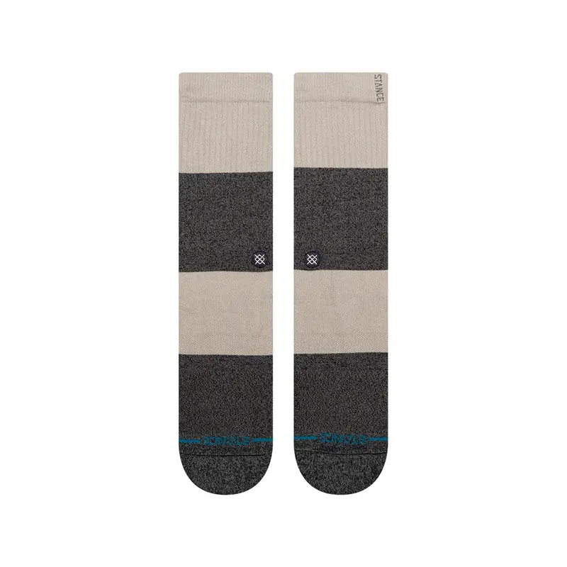 MEIA STANCE TWIST STRIPE CREW CINZA