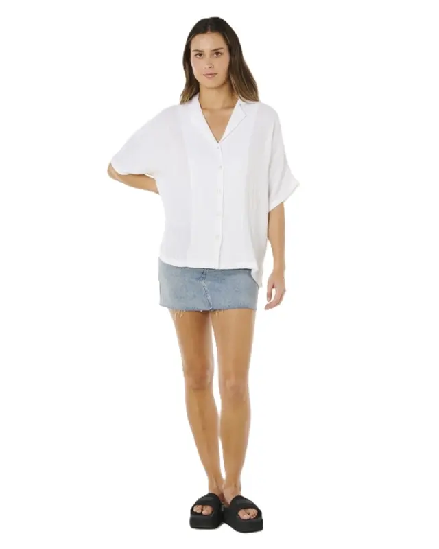 BLUSA RIP CURL PREMIUM SURF WHITE