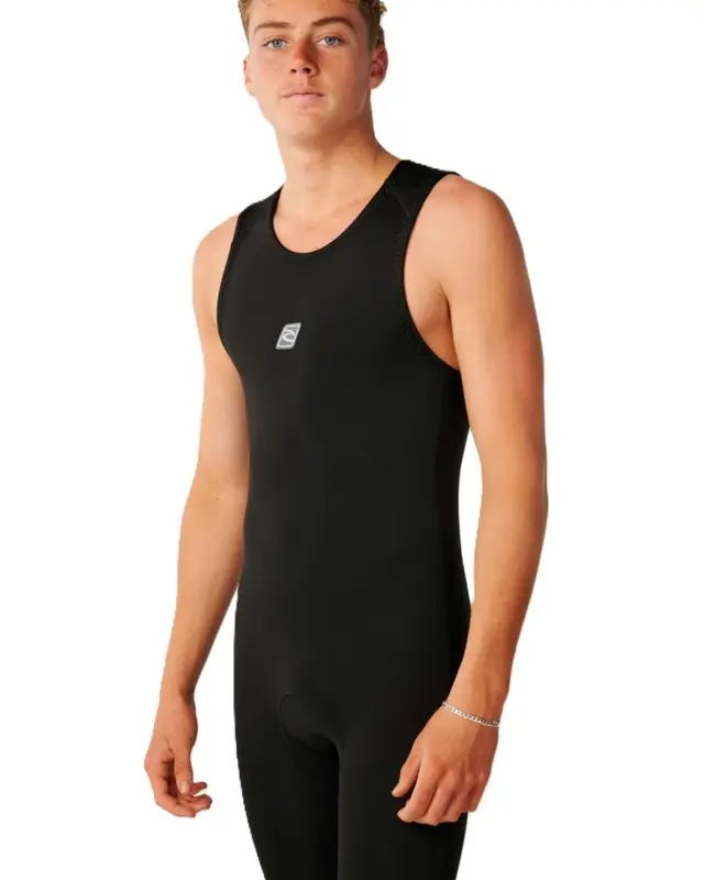 SHORT JOHN RIP CURL REGATA DAWN PATROL 2/2MM BACK ZIP BLACK
