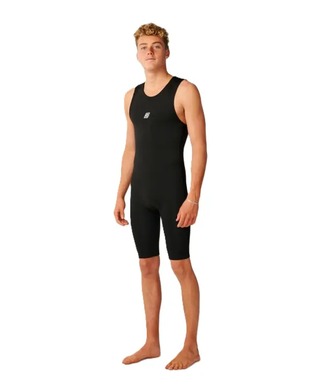 SHORT JOHN RIP CURL REGATA DAWN PATROL 2/2MM BACK ZIP BLACK