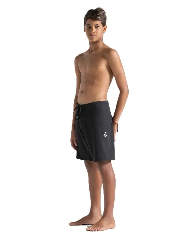 BOARDSHORTS VOLCOM LIDO SOLID JUVENIL PRETO
