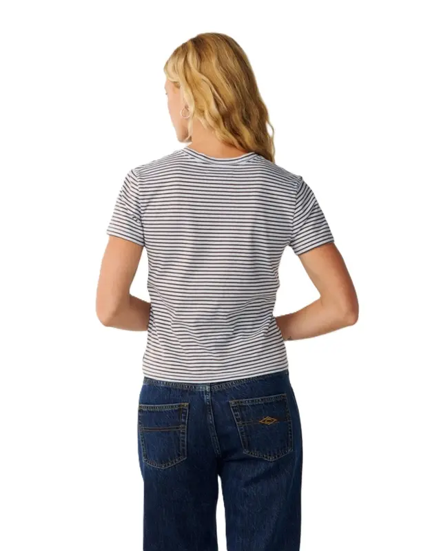 CAMISETA RIP CURL SG YD STRIPE SKY BLUE
